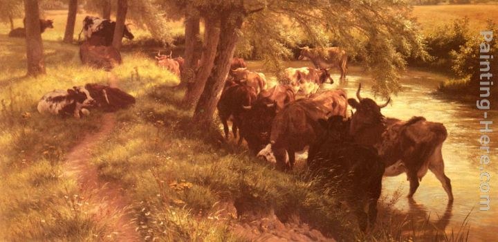 Henry William Banks Davis A Shady Spot On A Summer's Day